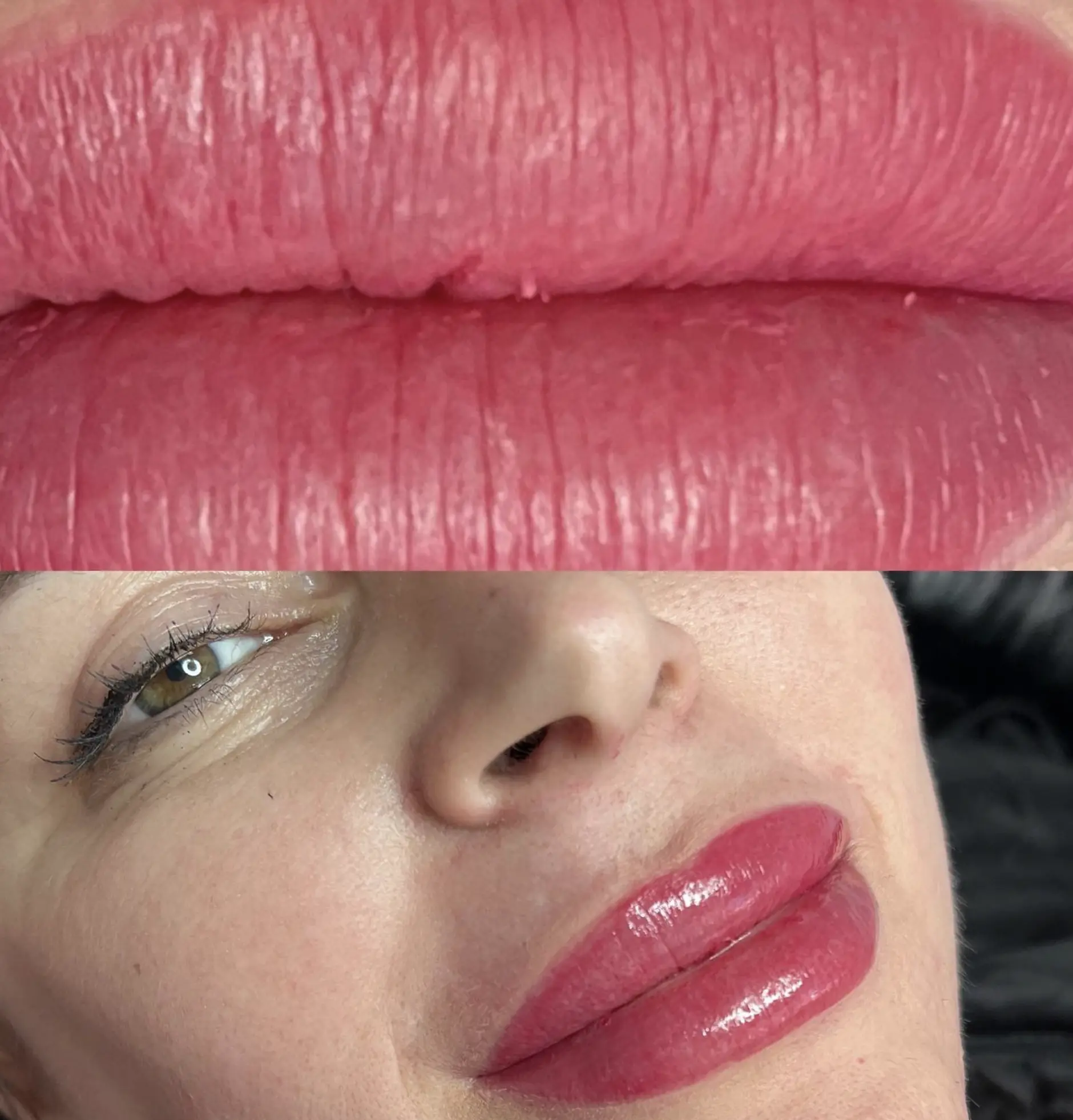 Celebrity lip tattoo trend 2025