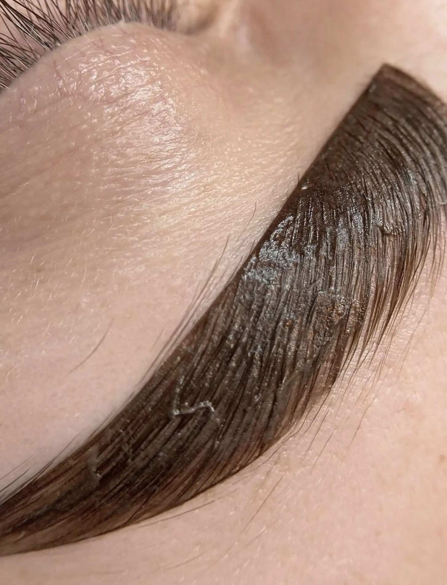 Combination brow tattoo results