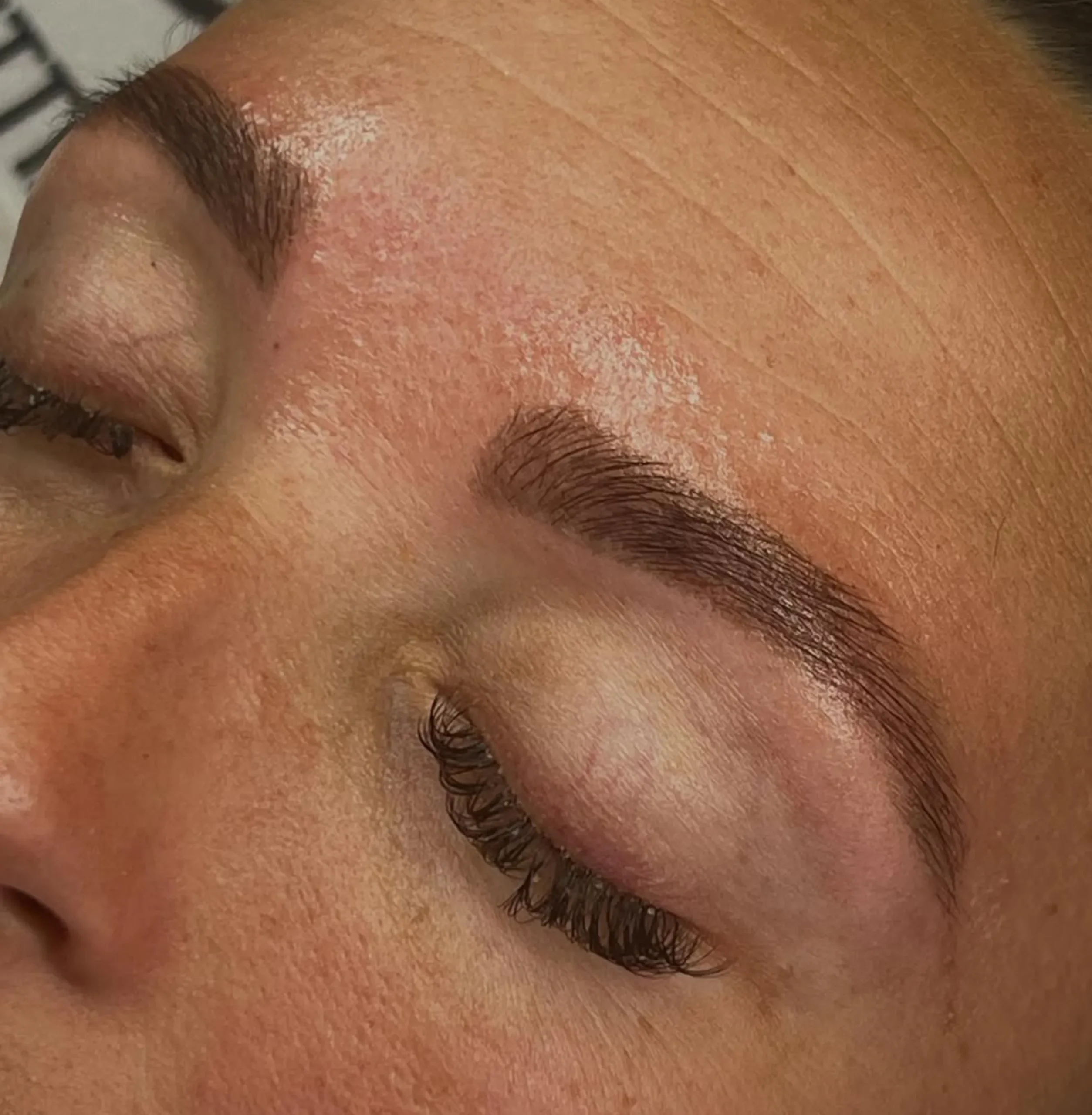 cheap vs professional brow lamination
